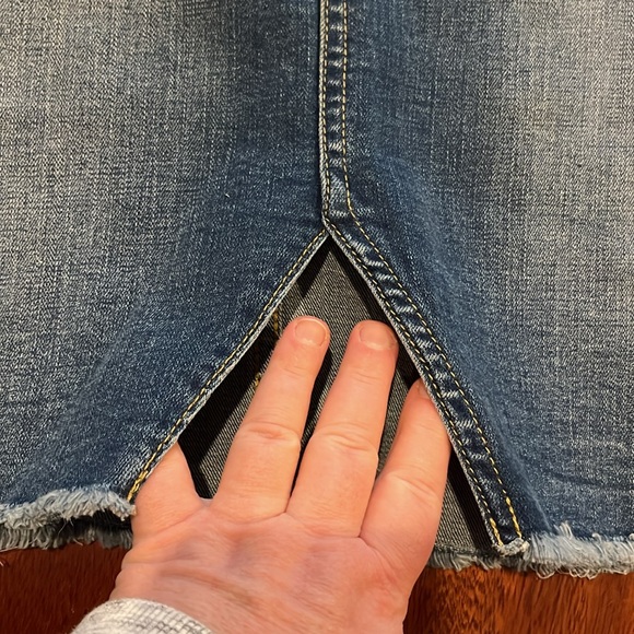 Slink 1 curvy denim skirt 16 - Picture 6 of 14